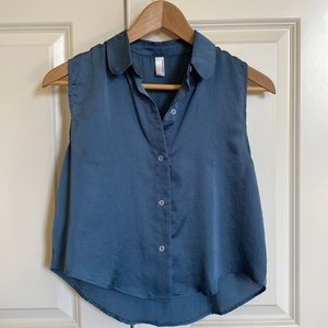 Vintage American Apparel Collar Blouse Tank